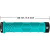 image:imageFIFTYFIFTY Double LockOn Mountain Bike Grips Bicycle Handlebar Locking Grips NonSlip MTB HandleTurquoise