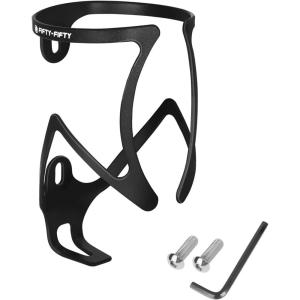 image:imageFIFTYFIFTY 2Pack Bike Water Bottle Holder Aluminum Alloy Water Bottle Cage Lightweight Bicycle Cup Holder Rack with Screws Tool Universal Bicycle Drink Cage for MTB Road Bike BlackBlack