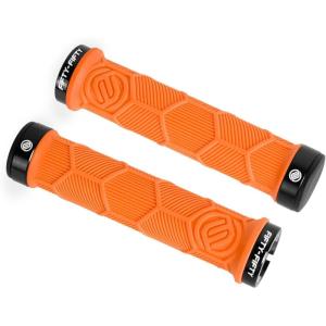 image:imageFIFTYFIFTY Double LockOn Mountain Bike Grips Bicycle Handlebar Locking Grips NonSlip MTB HandleOrange