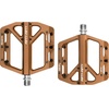 image:imageFIFTYFIFTY Mountain Bike Pedals NonSlip and Aluminum Alloy Bicycle Flat Pedals 916 Sealed Bearing Lightweight and Wide Platform for All Mountain Enduro Downhill EBike MTBBrown