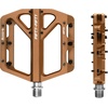 image:imageFIFTYFIFTY Mountain Bike Pedals NonSlip and Aluminum Alloy Bicycle Flat Pedals 916 Sealed Bearing Lightweight and Wide Platform for All Mountain Enduro Downhill EBike MTBBrown