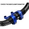 image:imageFIFTYFIFTY Direct Mount Mountain Bike Stem Fit for 318mm Handlebar Clamp  CNC Full machined Durable and Light MTB Stem for All Mountain Downhill Enduro FreerideBlue