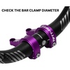 image:imageFIFTYFIFTY Direct Mount Mountain Bike Stem Fit for 318mm Handlebar Clamp  CNC Full machined Durable and Light MTB Stem for All Mountain Downhill Enduro FreeridePurple