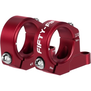 image:imageFIFTYFIFTY Direct Mount Mountain Bike Stem Fit for 318mm Handlebar Clamp  CNC Full machined Durable and Light MTB Stem for All Mountain Downhill Enduro FreerideRed