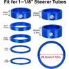 image:imageFIFTYFIFTY 7 PCS Bike Headset Spacer Fork Washer for 1 18 Steerer TubesBlue