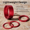 image:imageFIFTYFIFTY 7 PCS Bike Headset Spacer Fork Washer for 1 18 Steerer TubesRed